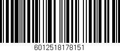 Código de barras (EAN, GTIN, SKU, ISBN): '6012518178151'