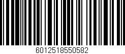 Código de barras (EAN, GTIN, SKU, ISBN): '6012518550582'