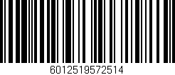 Código de barras (EAN, GTIN, SKU, ISBN): '6012519572514'