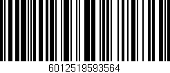 Código de barras (EAN, GTIN, SKU, ISBN): '6012519593564'