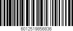 Código de barras (EAN, GTIN, SKU, ISBN): '6012519856836'
