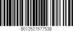 Código de barras (EAN, GTIN, SKU, ISBN): '6012521577538'