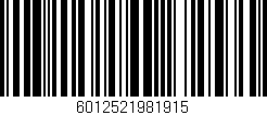 Código de barras (EAN, GTIN, SKU, ISBN): '6012521981915'