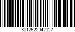 Código de barras (EAN, GTIN, SKU, ISBN): '6012523042027'