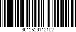 Código de barras (EAN, GTIN, SKU, ISBN): '6012523112102'