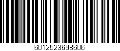 Código de barras (EAN, GTIN, SKU, ISBN): '6012523698606'