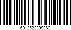 Código de barras (EAN, GTIN, SKU, ISBN): '6012523839863'