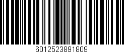 Código de barras (EAN, GTIN, SKU, ISBN): '6012523891809'