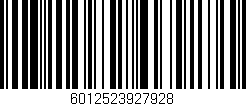 Código de barras (EAN, GTIN, SKU, ISBN): '6012523927928'