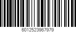 Código de barras (EAN, GTIN, SKU, ISBN): '6012523967979'