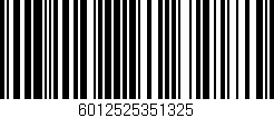 Código de barras (EAN, GTIN, SKU, ISBN): '6012525351325'