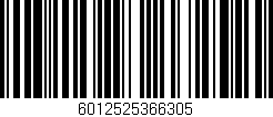 Código de barras (EAN, GTIN, SKU, ISBN): '6012525366305'