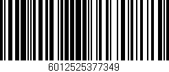 Código de barras (EAN, GTIN, SKU, ISBN): '6012525377349'