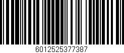 Código de barras (EAN, GTIN, SKU, ISBN): '6012525377387'