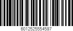 Código de barras (EAN, GTIN, SKU, ISBN): '6012525554597'