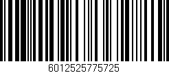 Código de barras (EAN, GTIN, SKU, ISBN): '6012525775725'