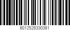 Código de barras (EAN, GTIN, SKU, ISBN): '6012526330381'