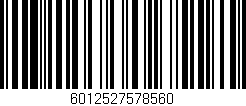 Código de barras (EAN, GTIN, SKU, ISBN): '6012527578560'