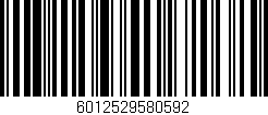 Código de barras (EAN, GTIN, SKU, ISBN): '6012529580592'