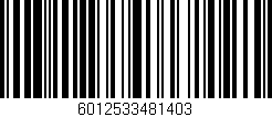 Código de barras (EAN, GTIN, SKU, ISBN): '6012533481403'