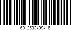 Código de barras (EAN, GTIN, SKU, ISBN): '6012533489416'