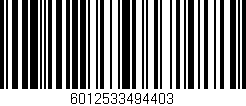 Código de barras (EAN, GTIN, SKU, ISBN): '6012533494403'