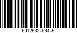 Código de barras (EAN, GTIN, SKU, ISBN): '6012533496445'