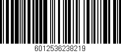 Código de barras (EAN, GTIN, SKU, ISBN): '6012536238219'