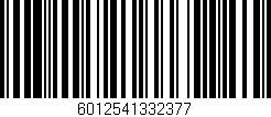 Código de barras (EAN, GTIN, SKU, ISBN): '6012541332377'