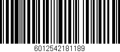 Código de barras (EAN, GTIN, SKU, ISBN): '6012542181189'