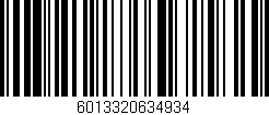 Código de barras (EAN, GTIN, SKU, ISBN): '6013320634934'