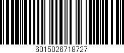 Código de barras (EAN, GTIN, SKU, ISBN): '6015026718727'