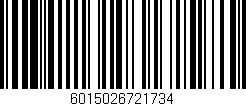 Código de barras (EAN, GTIN, SKU, ISBN): '6015026721734'