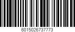 Código de barras (EAN, GTIN, SKU, ISBN): '6015026737773'