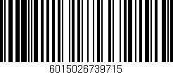 Código de barras (EAN, GTIN, SKU, ISBN): '6015026739715'