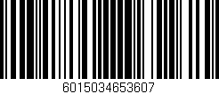 Código de barras (EAN, GTIN, SKU, ISBN): '6015034653607'