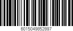 Código de barras (EAN, GTIN, SKU, ISBN): '6015049852897'