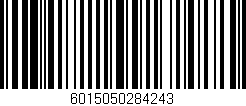 Código de barras (EAN, GTIN, SKU, ISBN): '6015050284243'