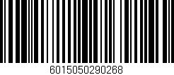 Código de barras (EAN, GTIN, SKU, ISBN): '6015050290268'