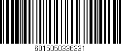 Código de barras (EAN, GTIN, SKU, ISBN): '6015050336331'
