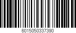 Código de barras (EAN, GTIN, SKU, ISBN): '6015050337390'