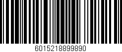 Código de barras (EAN, GTIN, SKU, ISBN): '6015218899890'