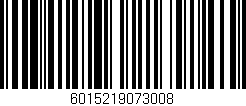 Código de barras (EAN, GTIN, SKU, ISBN): '6015219073008'