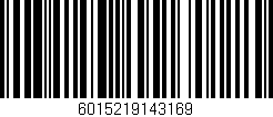 Código de barras (EAN, GTIN, SKU, ISBN): '6015219143169'