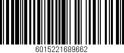 Código de barras (EAN, GTIN, SKU, ISBN): '6015221689662'