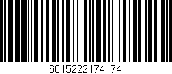 Código de barras (EAN, GTIN, SKU, ISBN): '6015222174174'