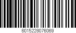 Código de barras (EAN, GTIN, SKU, ISBN): '6015228076069'