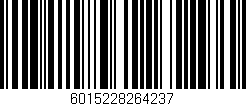 Código de barras (EAN, GTIN, SKU, ISBN): '6015228264237'