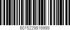 Código de barras (EAN, GTIN, SKU, ISBN): '6015229916999'