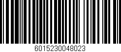 Código de barras (EAN, GTIN, SKU, ISBN): '6015230048023'